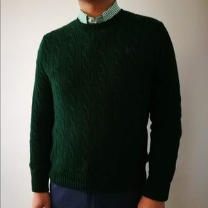 Polo green sweater-Men